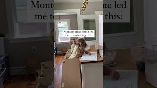 What is Montessori at home really about? #montessoritoddler #montessori