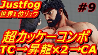 スト5CE ストリートファイター5　世界1位 Justfog リュウ 09