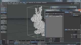 Pixel Bunny - Filling the volume of an object with instances in LightWave 11