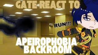 Gate React To TANKFISH Apeirophobia Roblox Backroom Experience