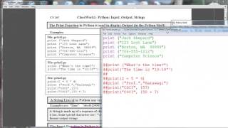 Python Print Function - Double Quotes