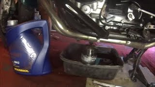 XJ900S division Oil and filter Change