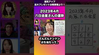 【占い】2023年4月六白金星さんの運勢 - 全ての星に囲まれる..逃げないコトがカギを握る月！九星気学 #shorts