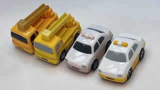 パイロットインキ おふろDEミニカー 10年前の車両と比較