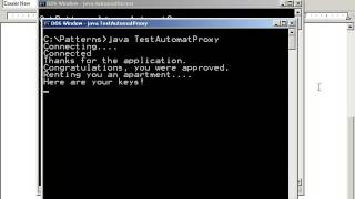 Executing the Proxy Design Pattern