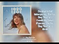 taylor swift 1989 taylor s version from the vault lyric video