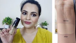 MILANI CONCEAL + PERFECT 2-IN-1 FOUNDATION + CONCEALER || INDIAN SKINTONE ||REVIEW