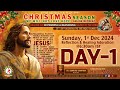 (LIVE) DAY - 1, Christmas Retreat - Calling on 30 names of the Lord | Sunday | 1 Dec 2024 | DRCC