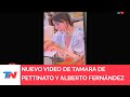 El nuevo video de Tamara Pettinato y Alberto Fernández en la Casa Rosada