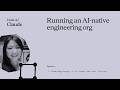 Running an AI-native engineering org