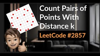 2857. Count Pairs of Points With Distance k