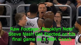 🚨😱🏀 NBA BREAKING NEWS 🏀🚨😱 Brooklyn Nets Steve Nash's Exchange w/ Ref Gets Him Ejected and Now Fired😱