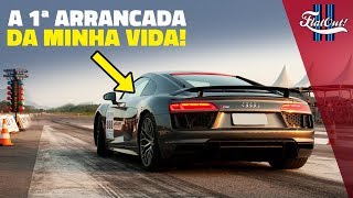 COM ESTE AUDI R8 V10 ACELEREI NO FULLPOWER MEIA MILHA!