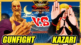 SFV CE 🔥 Gunfight (Oro) vs Kazari (Karin) 🔥 Ranked Set 🔥 Street Fighter 5