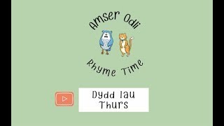 Amser Rhigwm Dwyieithog Cymraeg a Saesneg/ English and Welsh Rhyme time ( 0+)