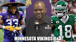 Minnesota Vikings Q&A: Lean on Run? Flores Top-3? Hypothetical Jets to Jets?