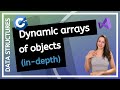 Dynamic Arrays of Objects (Data Structures course, step-by-step)