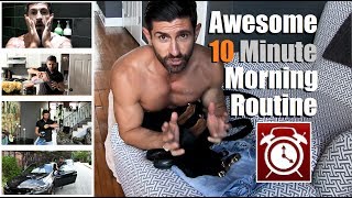 The ULTIMATE 10 Min Morning Routine | Tricks To Get Ready FASTER & MORE Efficiently!
