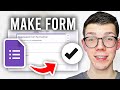 How To Make Online Registeration Form In Google Forms - Full Guide