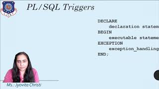 PL SQL -Triggers