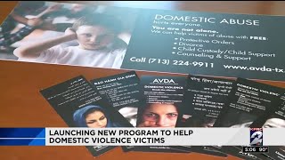 Launching new domestic program to help domestic violence victims
