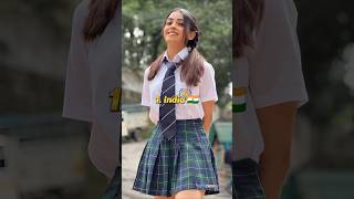 Top 10 Countries With Most Beautiful 😍 School Uniform 🥋 #shorts #ytshorts