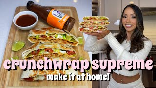 How to Make Taco Bell’s Crunchwrap Supreme at Home  | Easy Dinner Recipe | Taco Bell Copy Cat Recipe