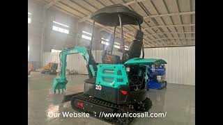 A mini excavator from Jining Nicosail-okw20