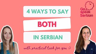 How can you say BOTH in Serbian