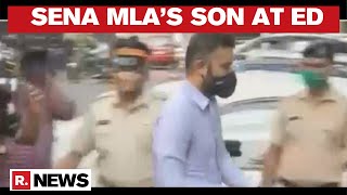 Sena MLA Pratap Sarnaik’s Son Vihang Arrives At ED Office For Interrogation In Money Laundering Case