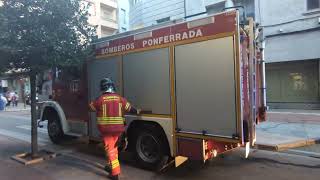 Un pequeño incidente doméstico en Ponferrada moviliza a los bomberos