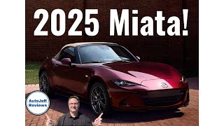 2025 Mazda MX-5 Miata 35th Anniversary STUNS in Limited Color!