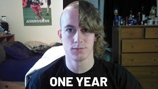 Picture A Day - Hair Growing 1 Year - Time-Lapse