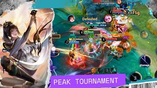 HONOR OF KINGS (SHANGGUAN) SHANGGUAN GAMEPLAY IN PEAK TOURNAMENT AND BURST BUILD