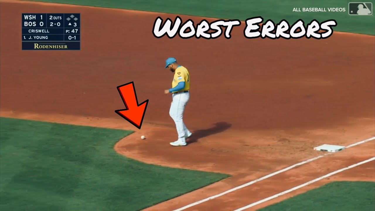 MLB / Worst Errors…..Part.3 (Unexpected) - YouTube