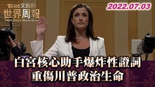 白宮核心助手爆炸性證詞 重傷川普政治生命  TVBS文茜的世界周報 20220703