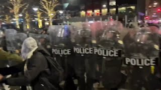 Philadelphia police disperse crowd after Eagles lose Super Bowl 2023