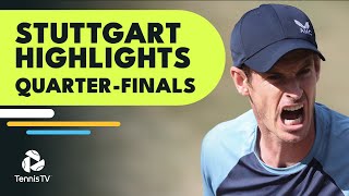 Murray Faces Tsitsipas; Berrettini, Kyrgios & More Feature | Stuttgart 2022 Quarter-Final Highlights