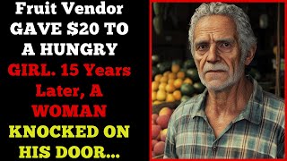 Fruit Vendor GAVE $20 TO A HUNGRY GIRL. 15 Years Later, A WOMAN KNOCKED ON HIS DOOR...