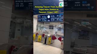 Amazing Taiwan MRT!! #taiwan #taipei #taipeimainstation #taoyuanairport #taiwantravel #travel #vlog