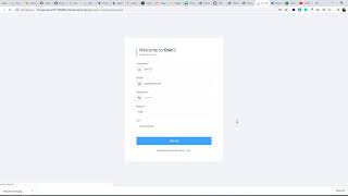 OneiD - Company rester/login