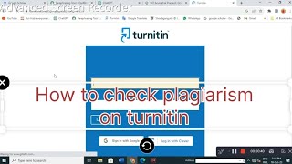 How to check plagiarism on Turnitin for free How can I check plagiarism on Turnitin for free with ID