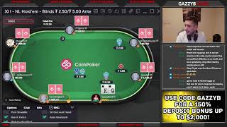 Streaming midstakes online cash games!