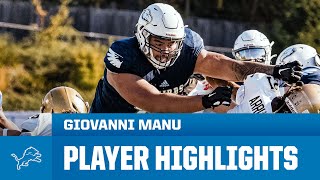 Giovanni Manu Highlights | 2024 NFL Draft