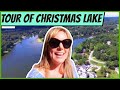 Lakefront Homes Santa Claus in Christmas Lake Village Southern Indiana Near Evansville &  Louisville