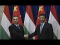 Überraschungsbesuch des ungarischen Ministerpräsidenten Viktor Orbán in China