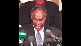 From the Archives: Prof George Saitoti press conference after being Sacked by President Moi