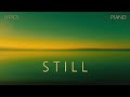 Still - Hillsong Instrumental with Lyrics - Piano Cover - Church Music