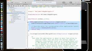 iPhone/iPad Tutorial & Lesson 2 : Complete Xcode - IB - Simulator - Part 3/3