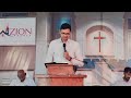 zion church razole sunday service message by abraham garu